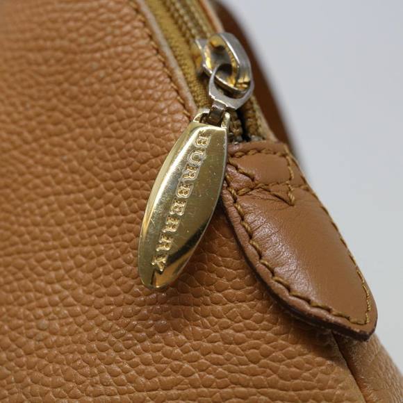 BURBERRY Hand Bag Leather Beige Auth ti1623 - Picture 10 of 16